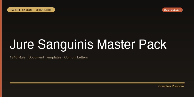 Jure Sanguinis Master Pack