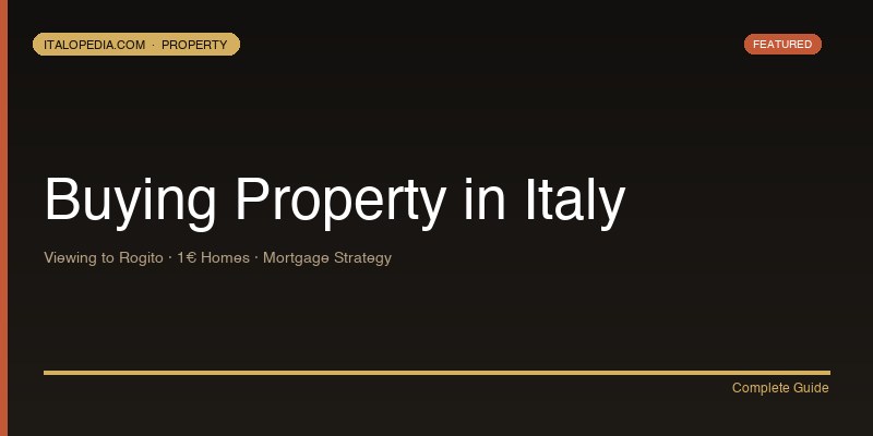 Buying Property in Italy