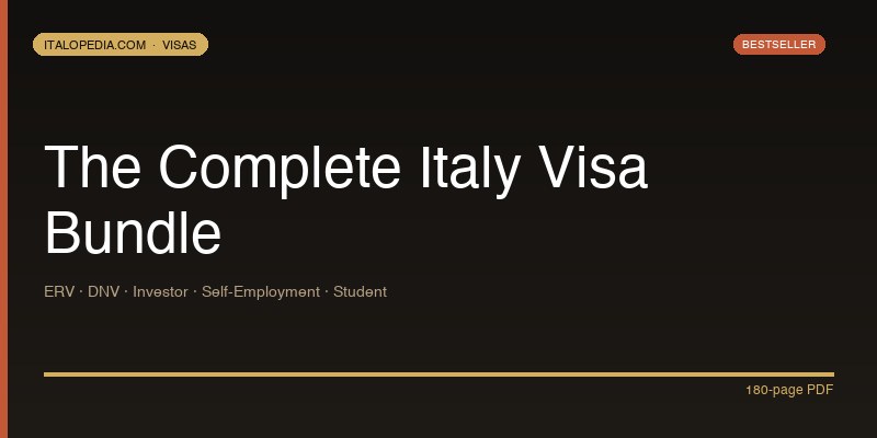 The Complete Italy Visa Bundle